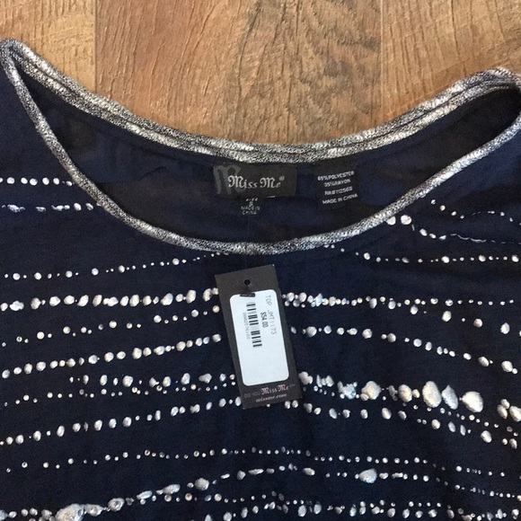 NWT!! Miss Me Cold Shoulder Top - Picture 3 of 4